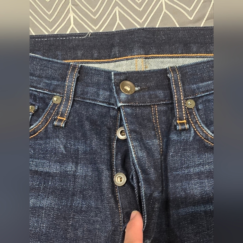 Rag & Bone Mens Fit 2 Slim Jeans Size 34x32 - Picture 6 of 8